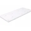 Topper Memory Foam Materasso Singolo 85x190 cm h5 Sfoderabile Aloe