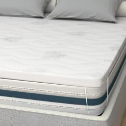 Topper Memory Foam Materasso Matrimoniale 160x190 h5 Sfoderabile Aloe