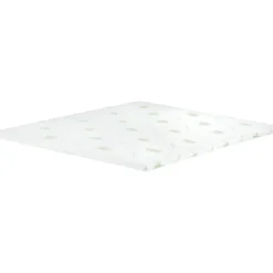 Topper Memory Foam Una Piazza e Mezza 120x190 cm h5 Sfoderabile Aloe