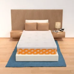 Topper Memory Foam Una Piazza e Mezza 120x200 cm h5 Sfoderabile Aloe