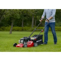 Tosaerba a Trazione 132cc 40 cm Motore OHV con Sacco 45 Litri