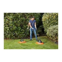 Tosaerba Elettrico a Cuscino Aria Giardino 1200 a Filo Black Decker Taglia Prato