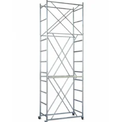 Trabattello Ferro Zincato Ponteggio Lavoro 540 cm Mezzopiano Parapetto