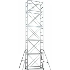 Trabattello Ponteggio Acciaio Piano Parapetto Stabilizzatori 820 cm