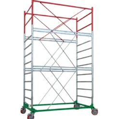 Trabattello Ponteggio Professionale con Botola Parapetto Lavoro 470 cm