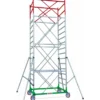 Trabattello Ponteggio Professionale h680 cm con Piano Parapetto Aste