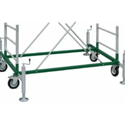 Trabattello Ponteggio Professionale h1280 cm con Piano Parapetto Aste