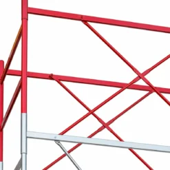 Trabattello Ponteggio Professionale con Botola Parapetto Aste h830 cm