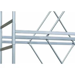 Trabattello Ponteggio Professionale con Botola Parapetto Aste h950 cm