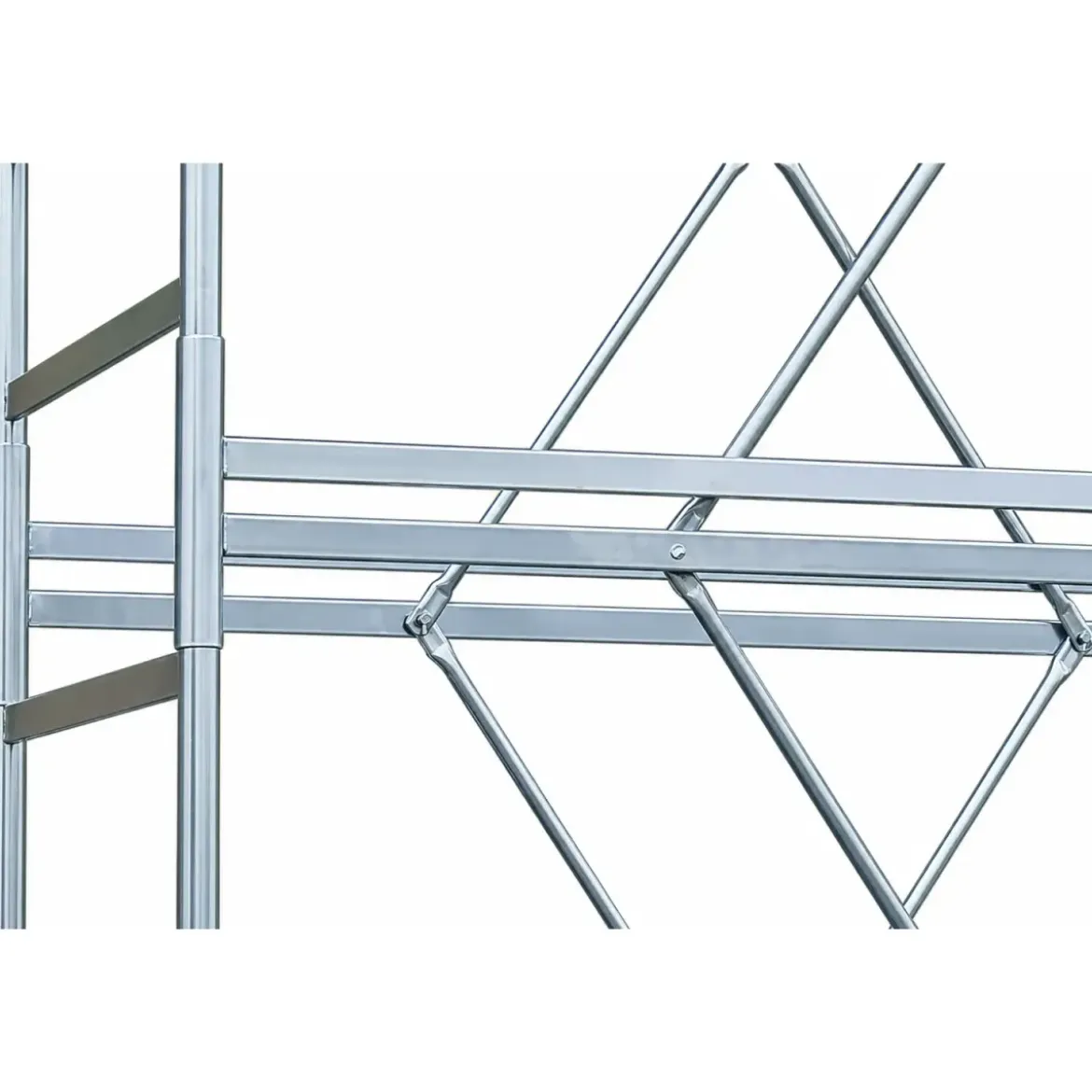 Trabattello Ponteggio Professionale con Botola Parapetto Aste h1070 cm