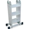 Trabattello Scala 4x3 Multifunzione Max 150kg Lavori Casa Ponteggio Bricolage