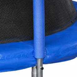 Trampolino Elastico 244 cm per Bambini Rete Sicurezza da Esterno