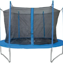 Trampolino Elastico 305 cm per Bambini Rete Sicurezza da Esterno