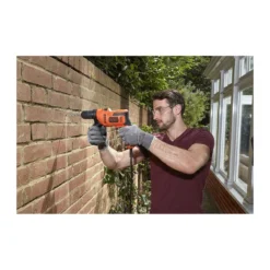 Trapano Avvitatore Black and Decker a Percussione Elettrico Compatto Punte Filo