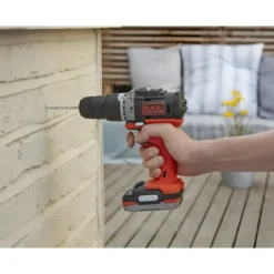 Trapano Avvitatore Black & Decker a Percussione 2V 1,5Ah LED con Borsa