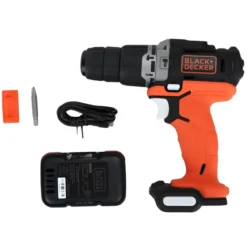 Trapano Avvitatore Black & Decker a Percussione 2V 1,5Ah LED con Borsa
