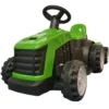 Trattore Elettrico per Bambini 6V Verde con Rimorchio Staccabile