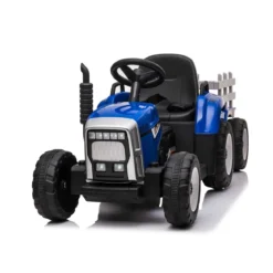 Trattore e Rimorchio Macchina Elettrica per Bambini a Batteria 12V Telecomandata