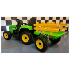 Trattore Macchina Elettrica per Bambini a Batteria 12 V Telecomandata 1 Posto