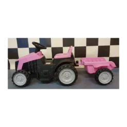 Trattore Macchina Elettrica per Bambini a Batteria Ricaricabile 1 Motore Posto