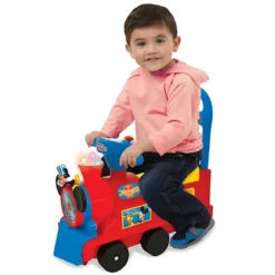 Treno Cavalcabile Topolino per Bambini Disney con Suoni e Luci