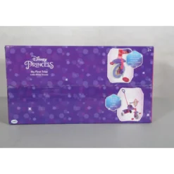Triciclo Bambini con Maniglia Regolabile Principesse Disney Ruote EVA