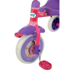Triciclo Bambini con Maniglia Regolabile Principesse Disney Ruote EVA