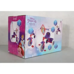 Triciclo Bambini con Maniglia Regolabile Principesse Disney Ruote EVA