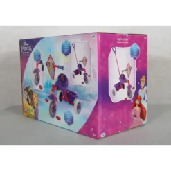 Triciclo Bambini con Maniglia Regolabile Principesse Disney Ruote EVA