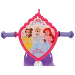 Triciclo Bambini con Maniglia Regolabile Principesse Disney Ruote EVA