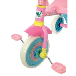 Triciclo Bambini con Maniglia Regolabile Removibile Barbie Ruote EVA