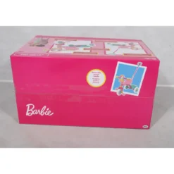 Triciclo Bambini con Maniglia Regolabile Removibile Barbie Ruote EVA