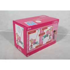 Triciclo Bambini con Maniglia Regolabile Removibile Barbie Ruote EVA