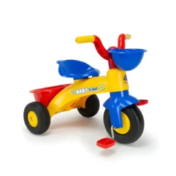 Triciclo Bambini Trico Max 62x40x46 cm Colori Vivaci Portaoggetti