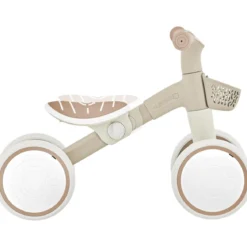Triciclo Cavalcabile Beige Ergonomico Ecologico Cestino per Equilibrio