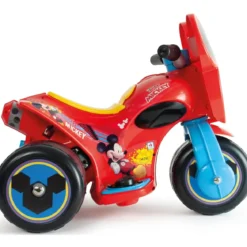 Triciclo Elettrico per Bambini 6V Topolino Disney Rosso Caricabatterie