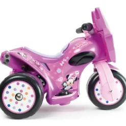 Triciclo Elettrico per Bambini 6V Minnie Disney Rosa Caricabatterie