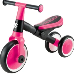 Triciclo Evolutivo Bambini 2 in 1 Rosa Neon Bici Pedali Removibili