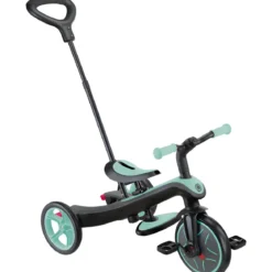 Triciclo Evolutivo 4 in 1 Maniglione Regolabile Balance Bike Verde Menta