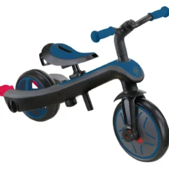 Triciclo Evolutivo 4 in 1 Maniglione Regolabile Balance Bike Blu Reale
