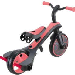 Triciclo Evolutivo 4 in 1 Maniglia Regolabile Balance Bike Rosa Corallo