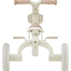 Triciclo Evolutivo per Bambini 3 in 1 Beige Regolabile Ecologico