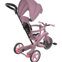 Triciclo Evolutivo Rosa 4 in 1 Regolabile Seconda Infanzia 20kg