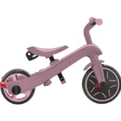 Triciclo Evolutivo Rosa 4 in 1 Regolabile Seconda Infanzia 20kg