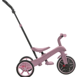 Triciclo Evolutivo Rosa 4 in 1 Regolabile Seconda Infanzia 20kg