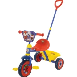 Triciclo per Bambini con Maniglia Regolabile Spiderman Ruote EVA
