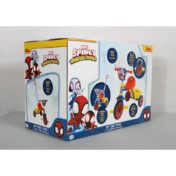 Triciclo per Bambini con Maniglia Regolabile Spiderman Ruote EVA