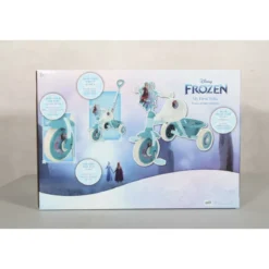 Triciclo per Bambini con Maniglia Regolabile Frozen Disney Ruote EVA
