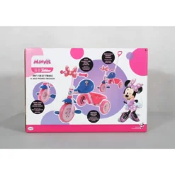 Triciclo per Bambini con Maniglia Regolabile Minnie Disney Ruote EVA