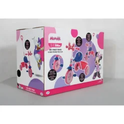 Triciclo per Bambini con Maniglia Regolabile Minnie Disney Ruote EVA